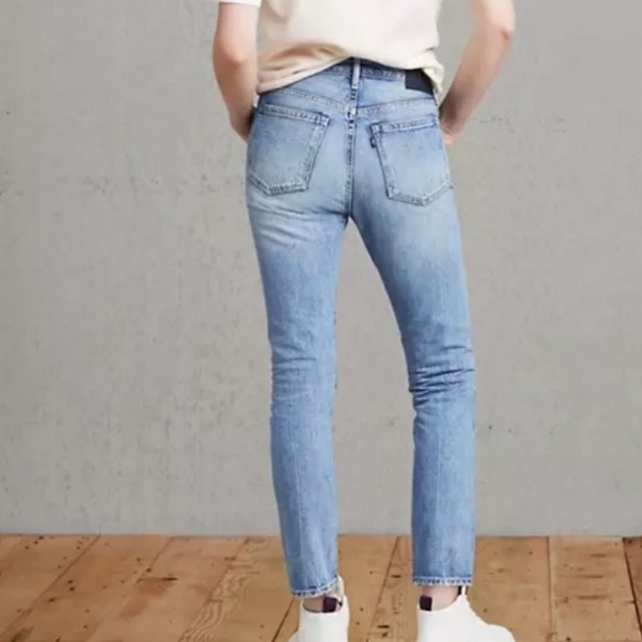 Levi’s Twig High Slim High Rise Slim Leg Ankle Fit Light Wash Button Fly Jeans - Picture 8 of 14